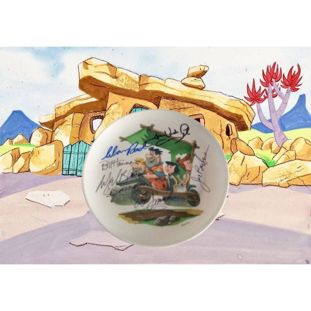 Bill Hanna and Joe Barbera signed Flintstones - Awesome Artifacts 