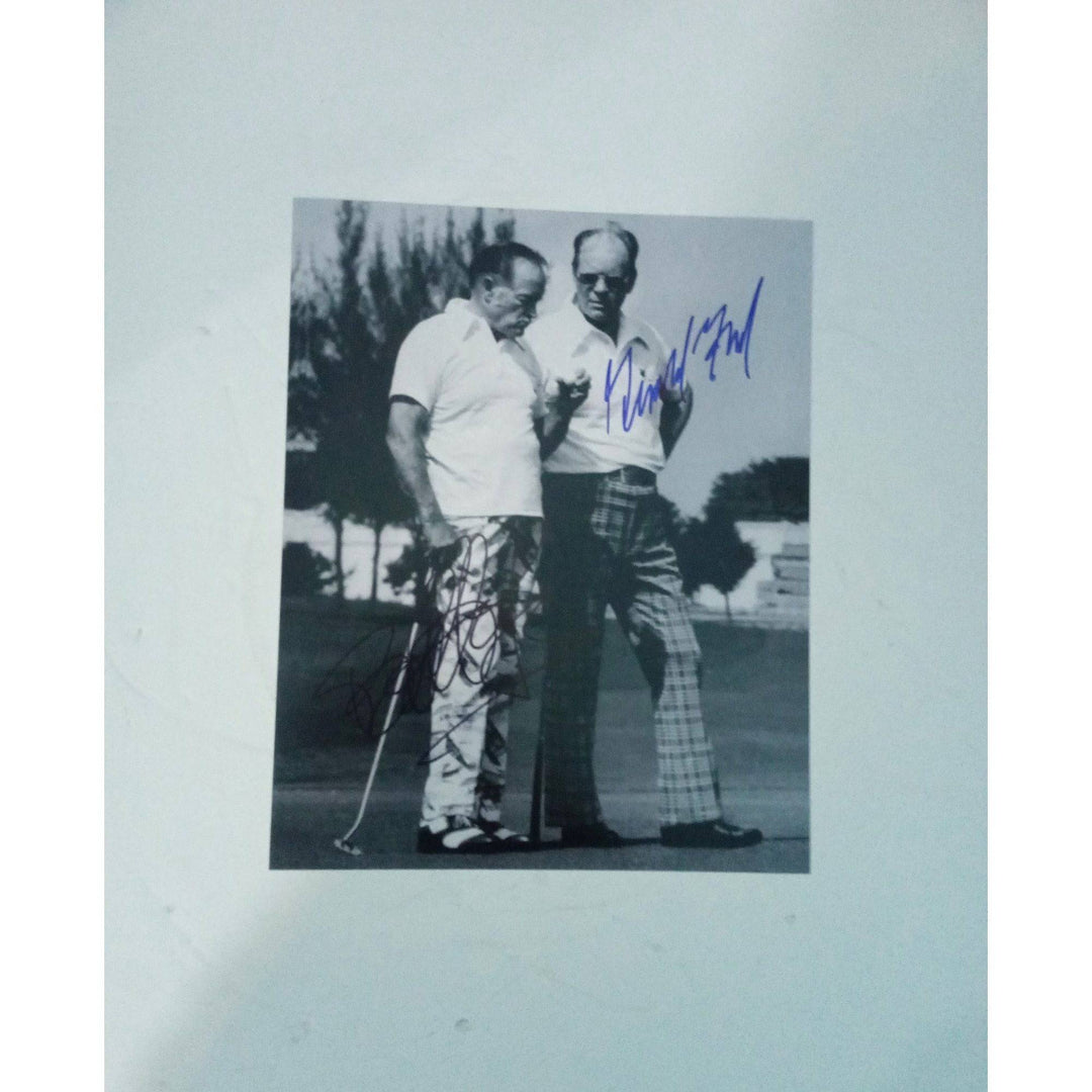 Bob Hope and Gerald Ford 8x10 signed photo - Awesome Artifacts 