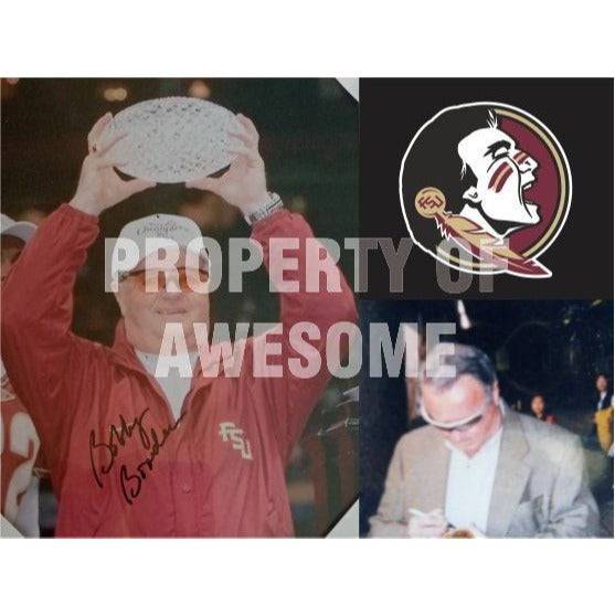 Bobby Bowden Florida State Seminoles frame 8 x 10 signed photo with proof - Awesome Artifacts 