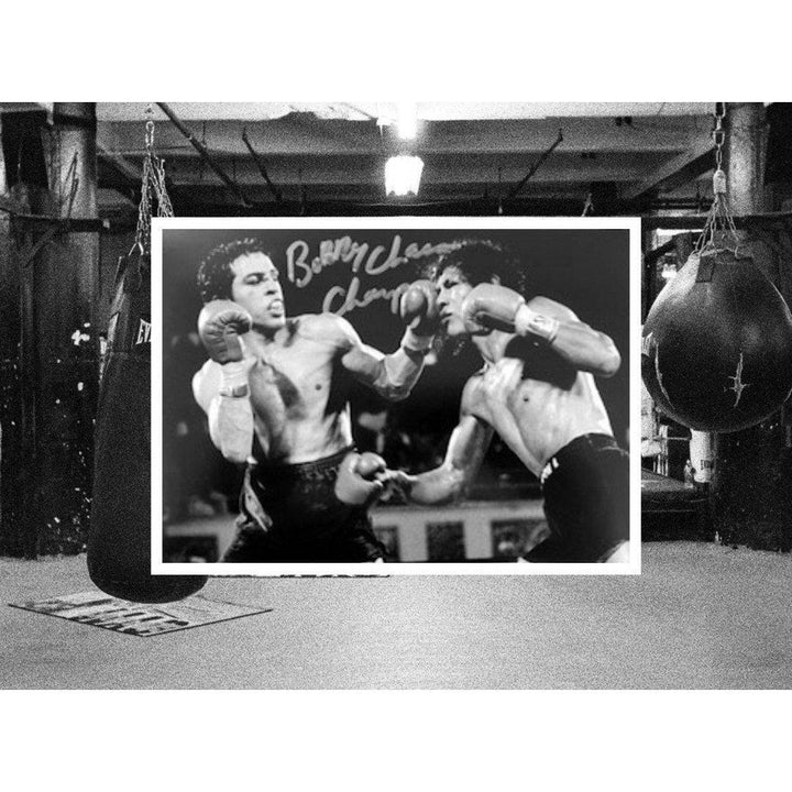 Bobby Chacon boxing Legend 5 x 7 photo signed