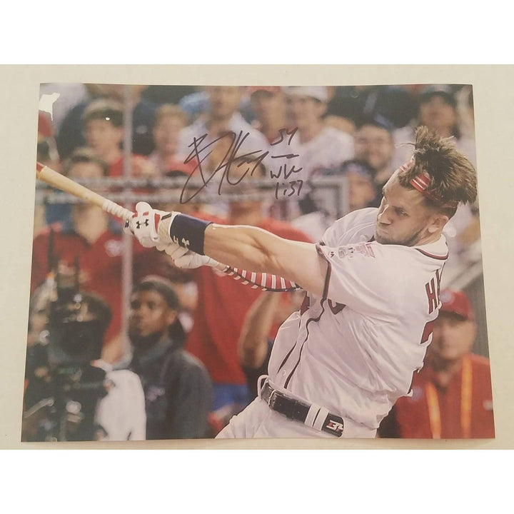 Bryce Harper Washington Nationals 8 x10 signed photo