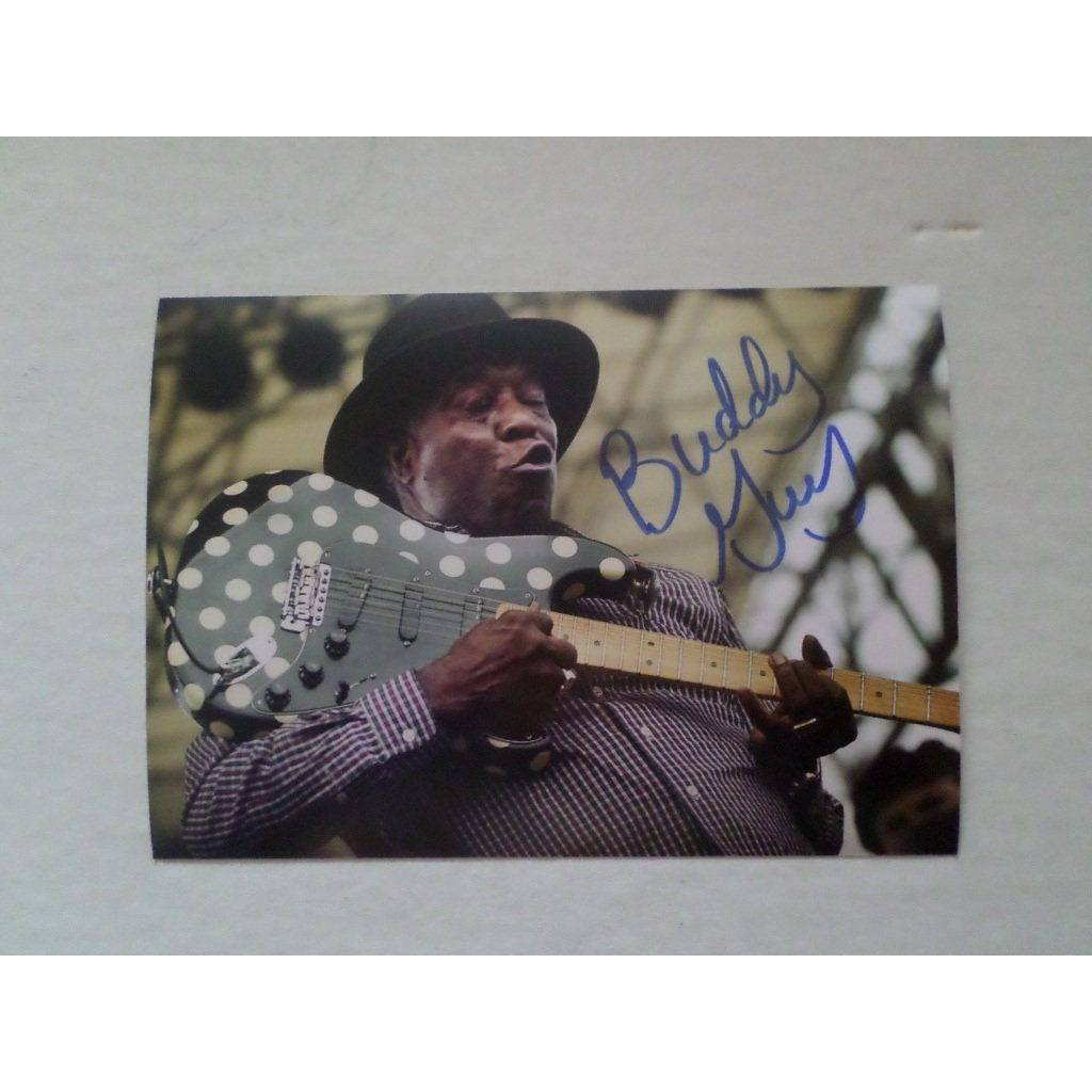 Buddy Guy 5 x 7 signed photo