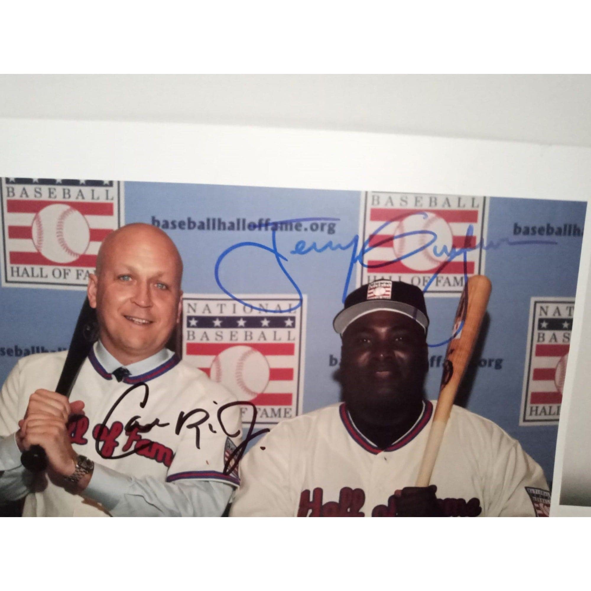 Cal Ripken Jr. And Tony Gywnn 8 by 10 signed photo with proof