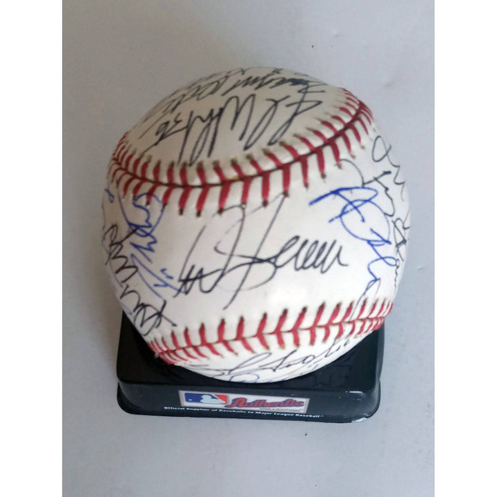 California Angels 2002 World Series champions team signed MLB official ball signed with proof