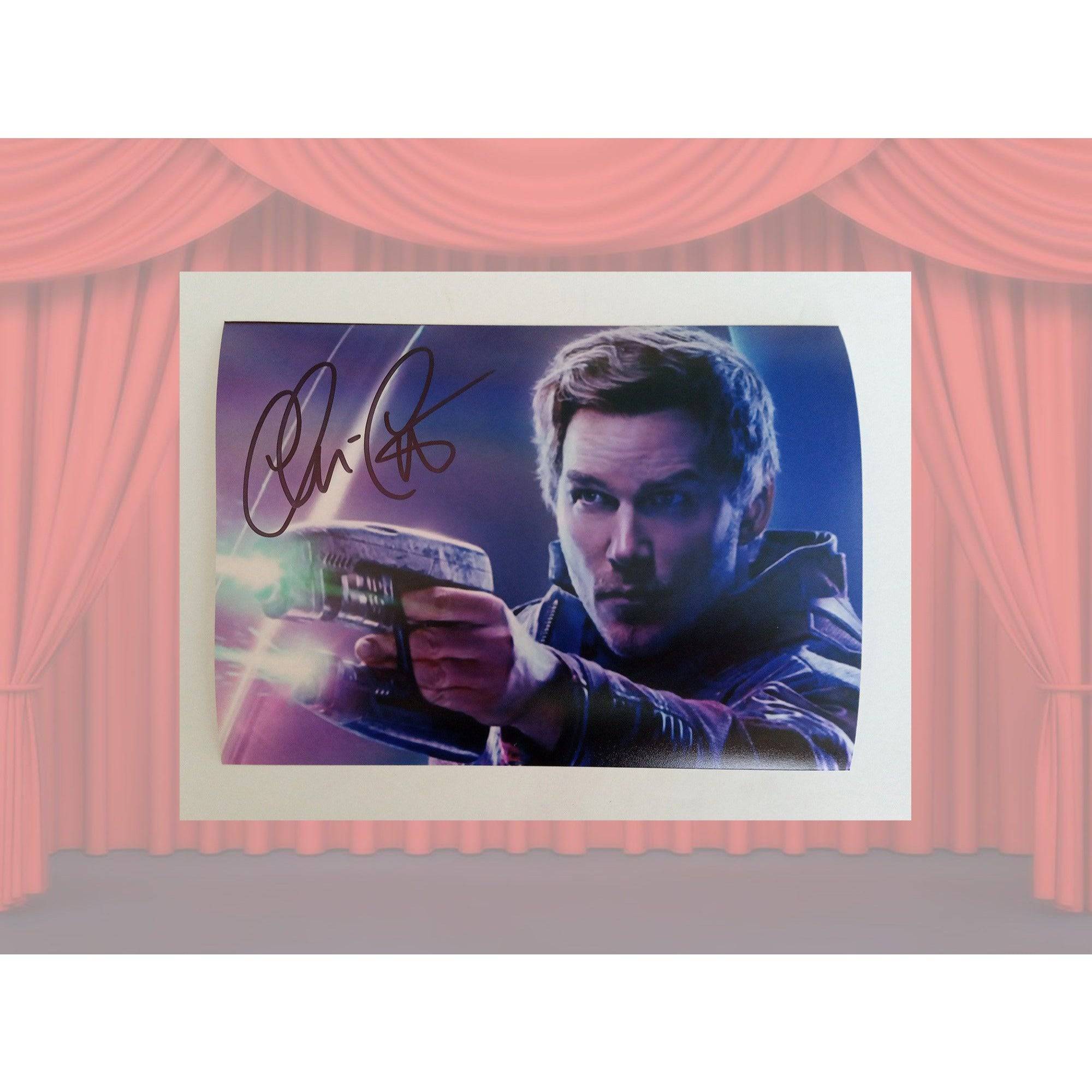 Chris Pratt Star-Lord The Avengers 5 x 7 photo signed with proof - Awesome Artifacts 