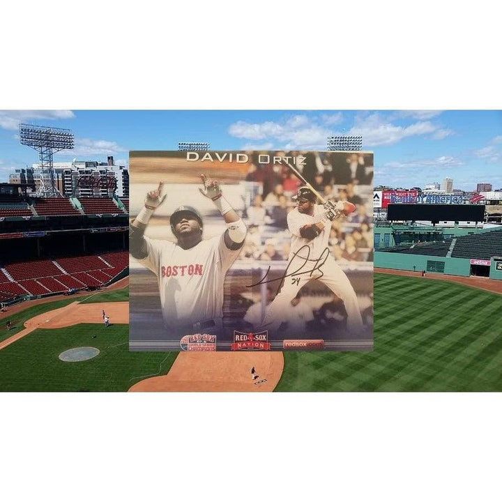 David Ortiz Boston Red Sox signed 8 x 10 photo