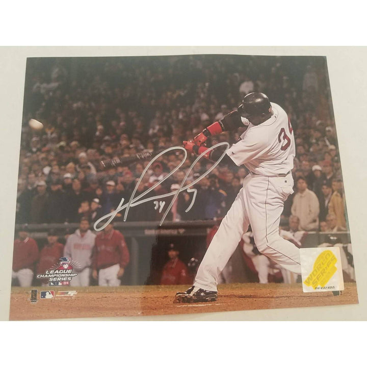 David Ortiz Boston Red Sox signed 8 x 10 photo