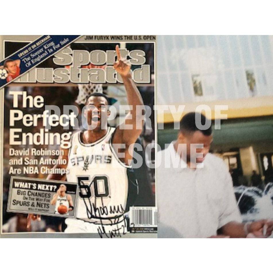 David Robinson Complete Sports Illustrated signed with proof