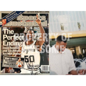 David Robinson Complete Sports Illustrated signed with proof