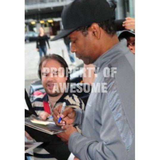 Denzel Washington and Dakota Fanning Man on Fire 8 x 10 signed photo with proof