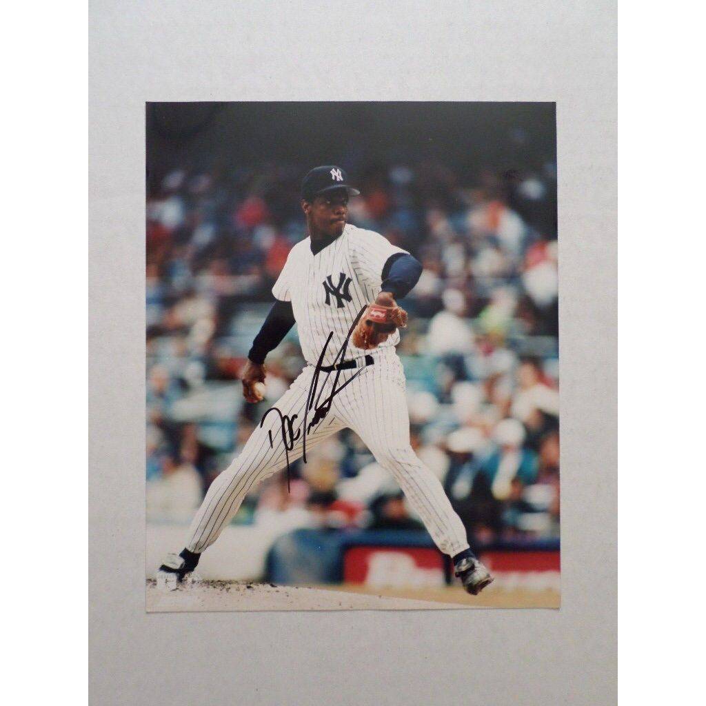 Dwight doc Gooden 8 by 10 signed photo - Awesome Artifacts 