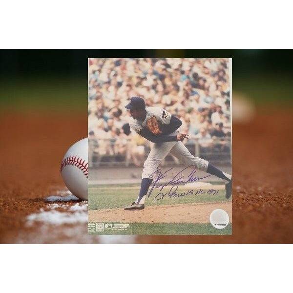 Ferguson Jenkins Chicago Cubs 8 x 10 signed photo