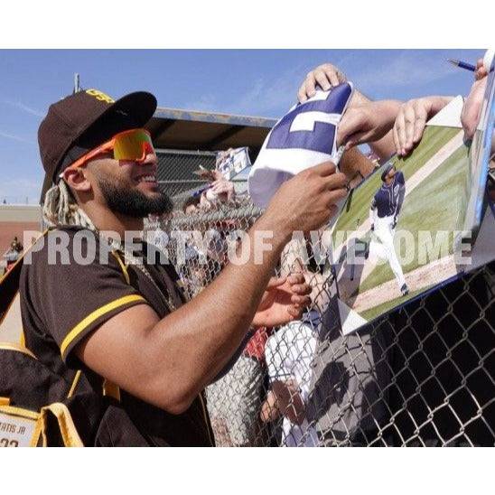 Fernando Tatis and Eric Hosmer San Diego Padres 8x10 photo signed with proof