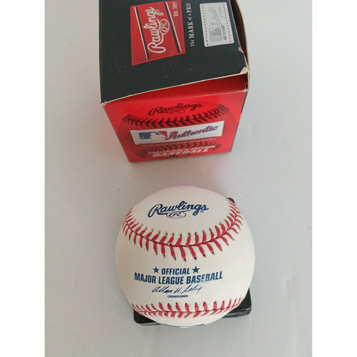 Fernando Tatis Jr. and Manny Machado San Diego Padres MLB baseball with proof