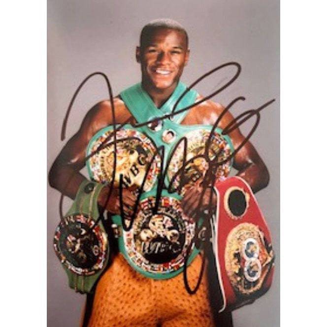 Floyd Money Mayweather boxing Legend 5 x 7 photo signed with proof