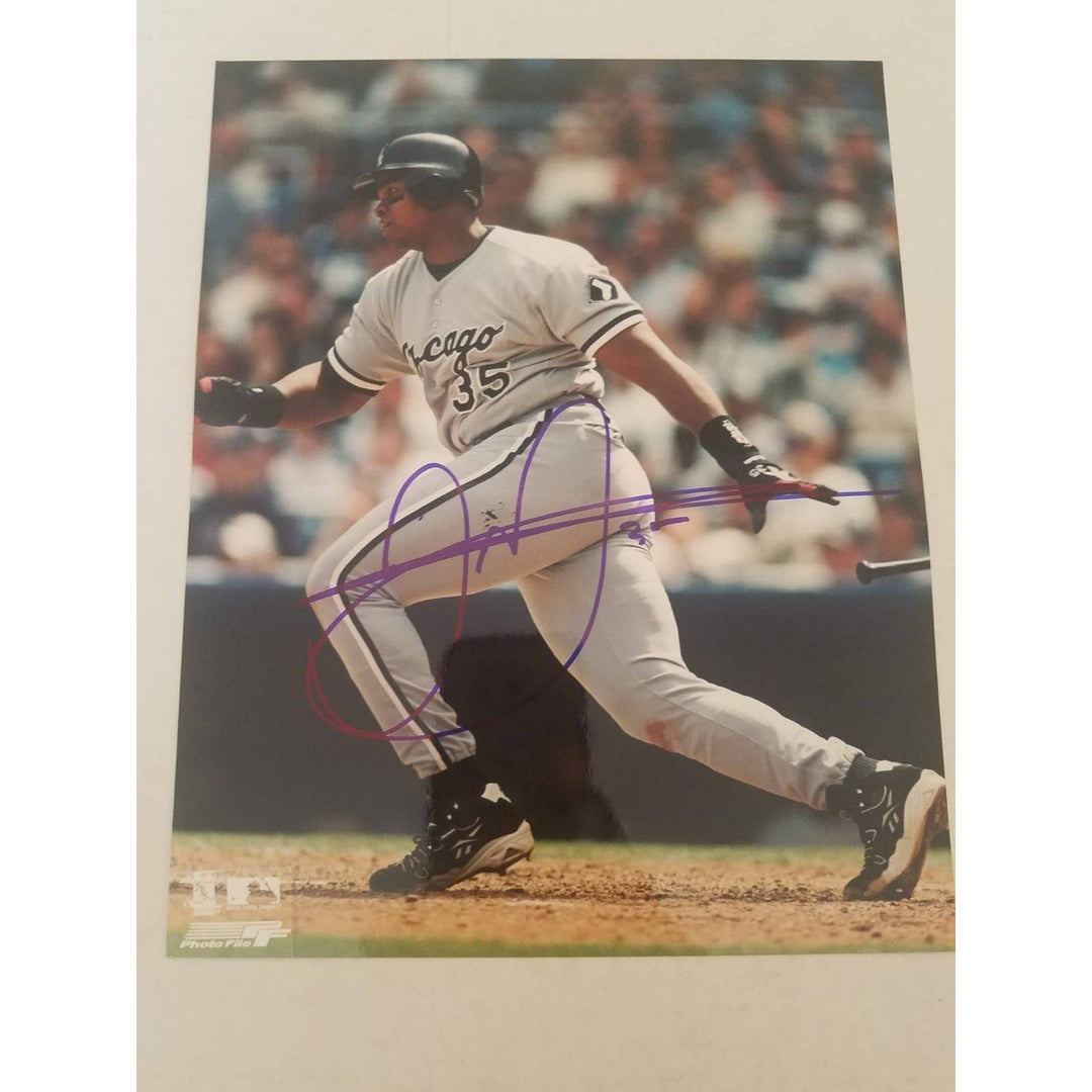 Frank Thomas Chicago White Sox 8 x10 signed photo