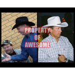 Load image into Gallery viewer, Garth Brooks and George Strait 8 by 10 signed photo with proof
