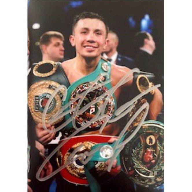 Gennady Golovkin Triple G boxing great 5 x 7 photo signed