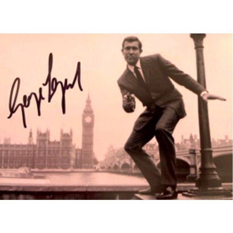 George Lazenby James Bond double O7 5 x 7 photo signed with proof