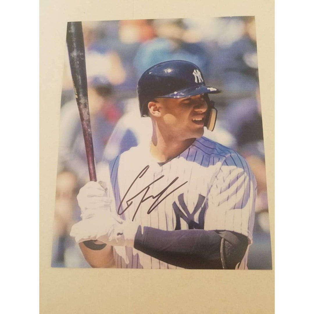 Gleyber Torres 8 x 10 signed photo