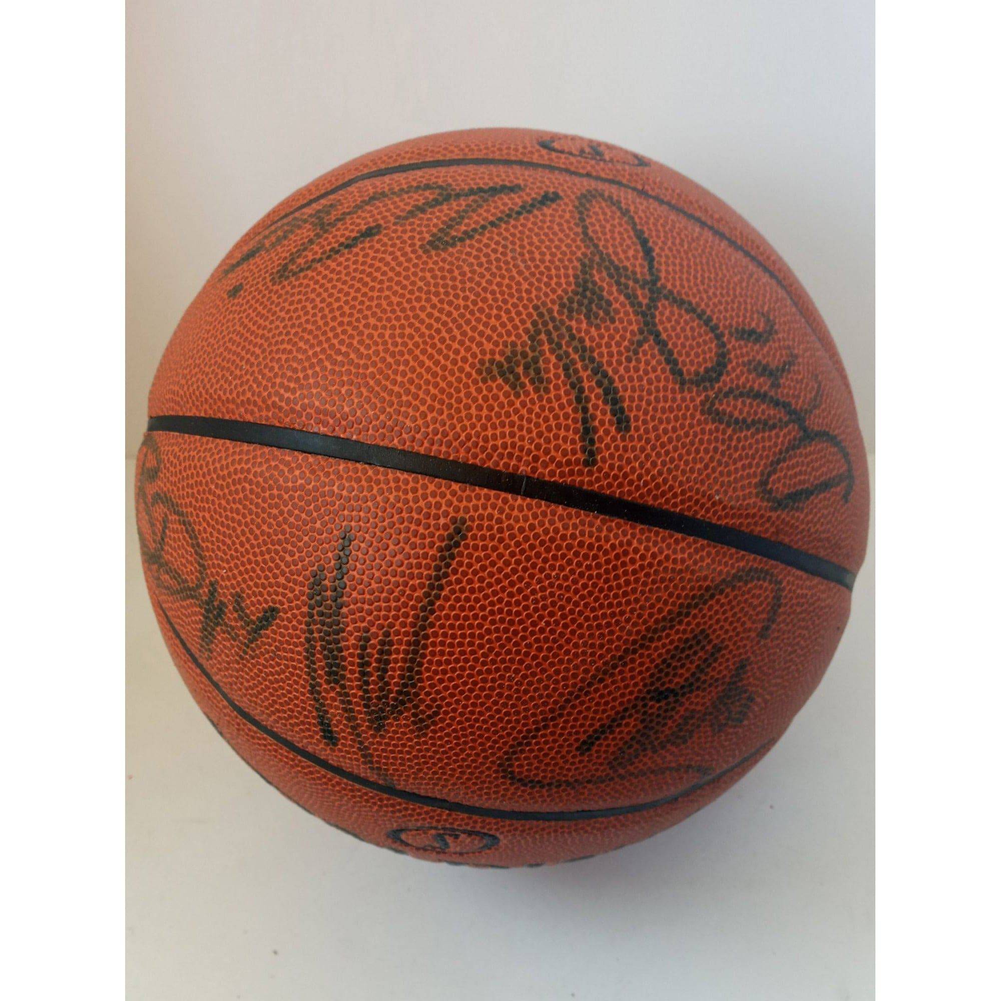 Golden State Warriors 2014-15 NBA champs Steph Curry, Andre Iguodala, Draymond Green signed with proof