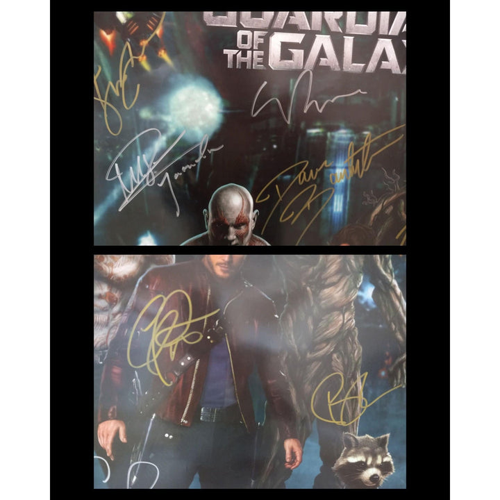 Guardians of the Galaxy 24x36  Vin Diesel, Bradley Cooper, Chris Pratt, Stan Lee cast signed with proof