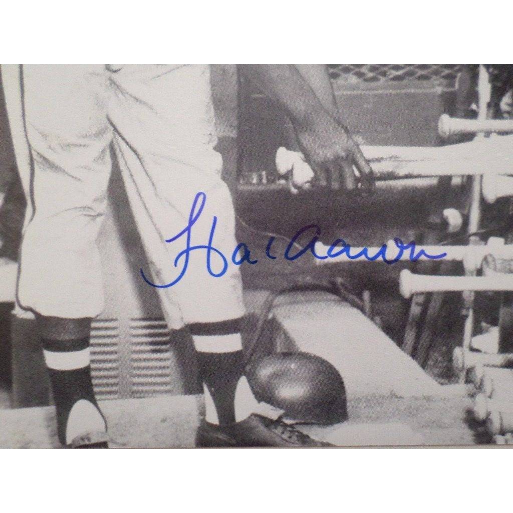 Hank Aaron 8 x 10 signed photo - Awesome Artifacts 