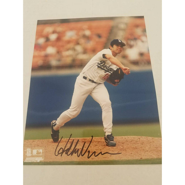 Hideo Nomo Los Angeles Dodgers 8 x 10 signed photo