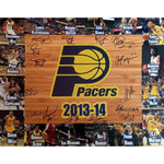 Load image into Gallery viewer, Indiana Pacers 2013 14 Paul George 16 x 20 photo team signed
