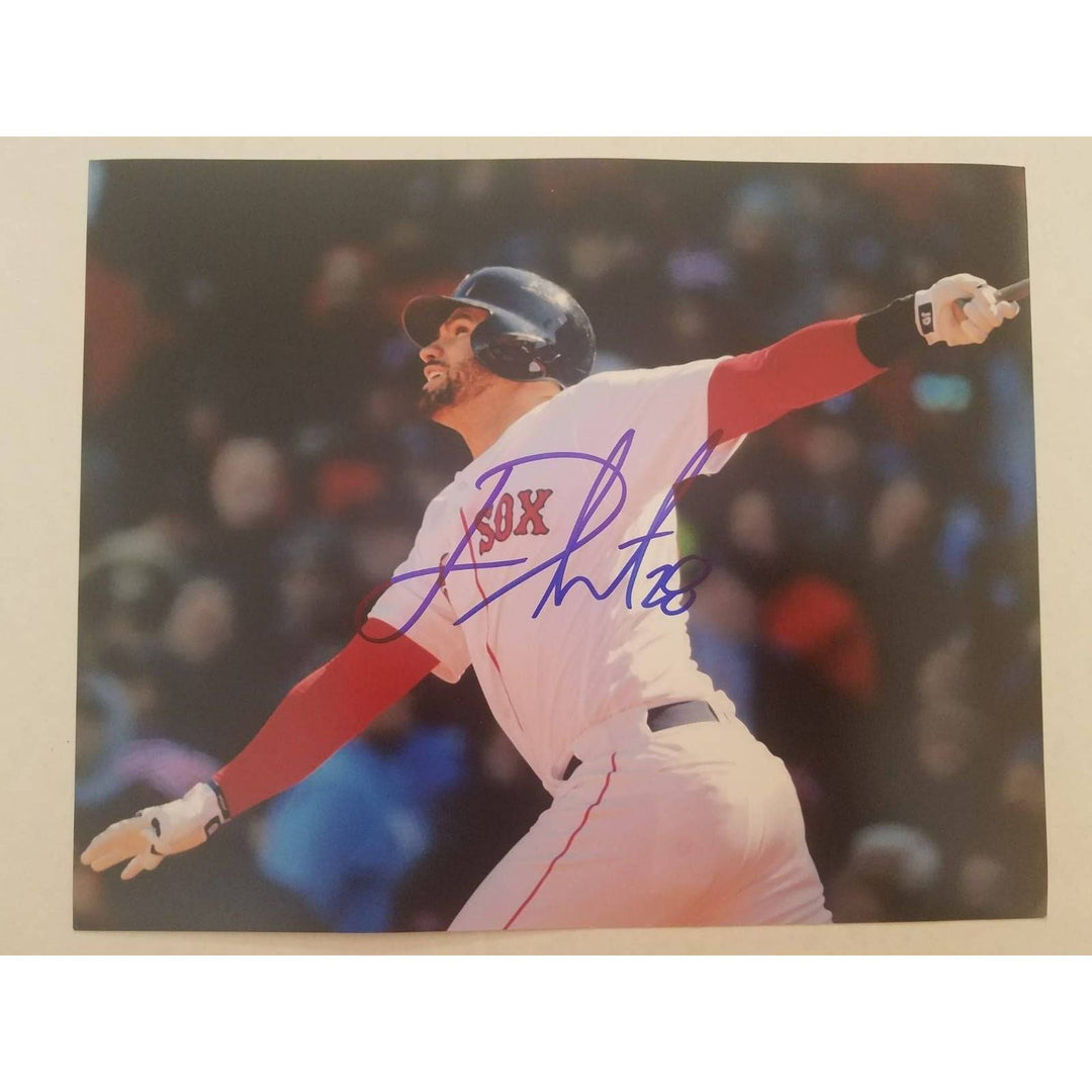 J D Martinez Boston Red Sox 8 x 10 signed photo