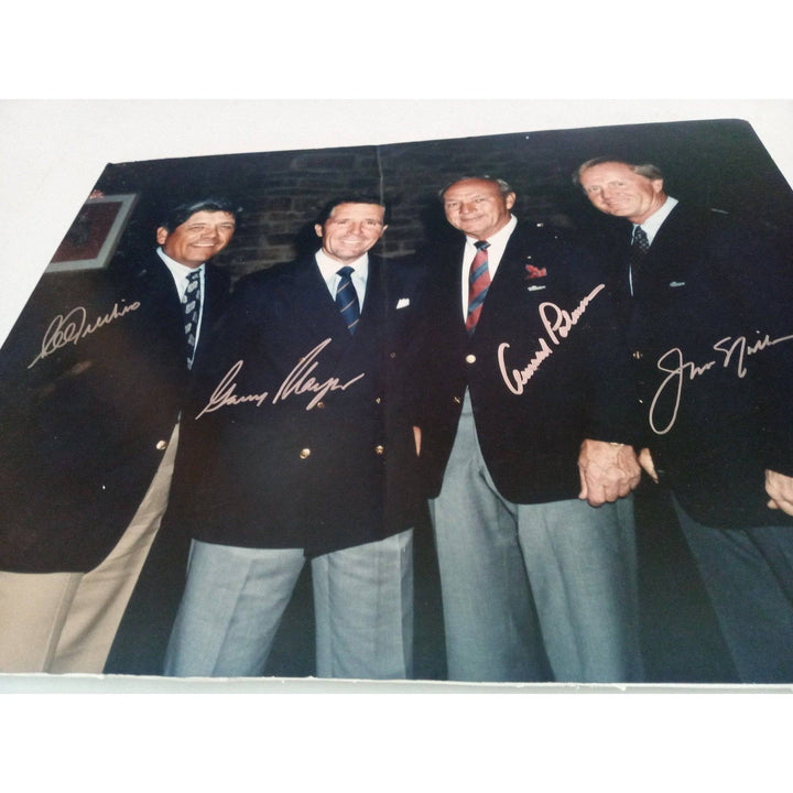 Jack Nicklaus, Arnold Palmer, Lee Trevino and Gary Player 16 x 20 with proof - Awesome Artifacts 