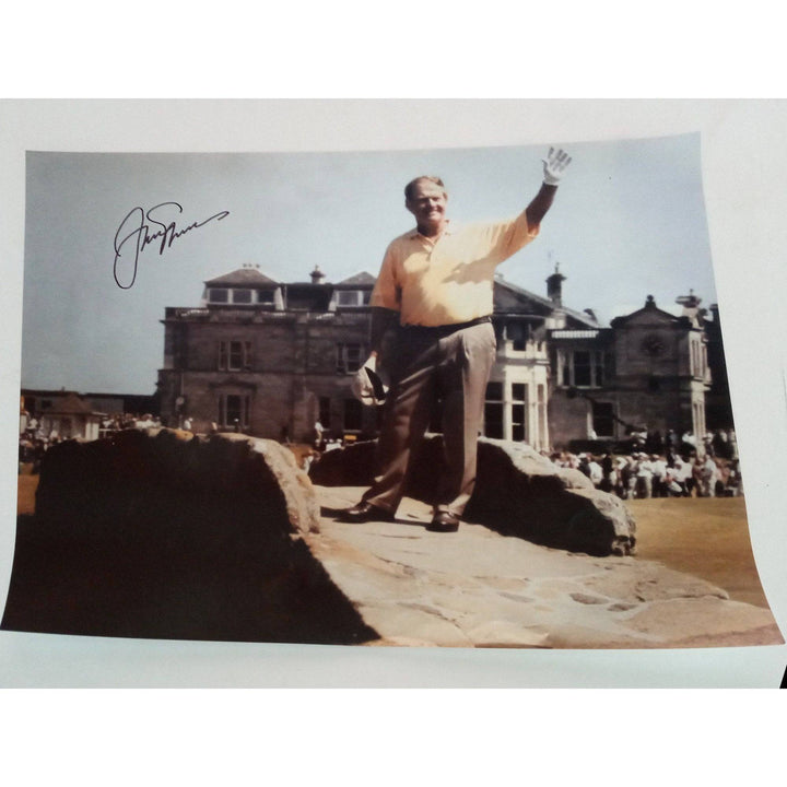 Jack Nicklaus farewell to Saint Andrews 16 x 20 photo signed with proof - Awesome Artifacts 