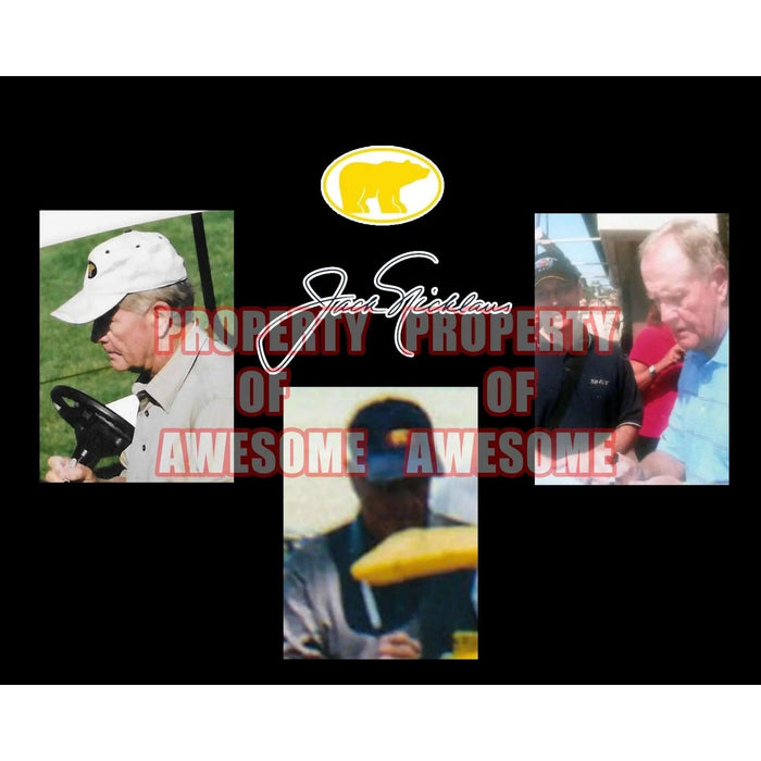 Certificate of Authenticity for Jack Nicklaus Masters signed golf ball with proof & case