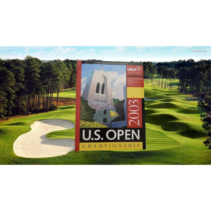Jim Furyk 2003 Us open program sign