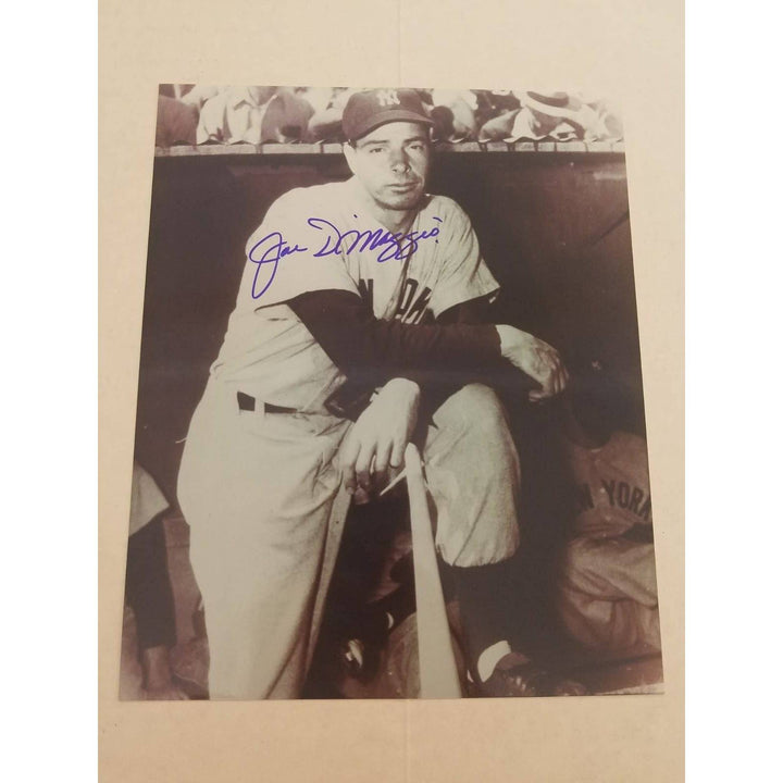 Joe DiMaggio New York Yankees 8x10 signed photo