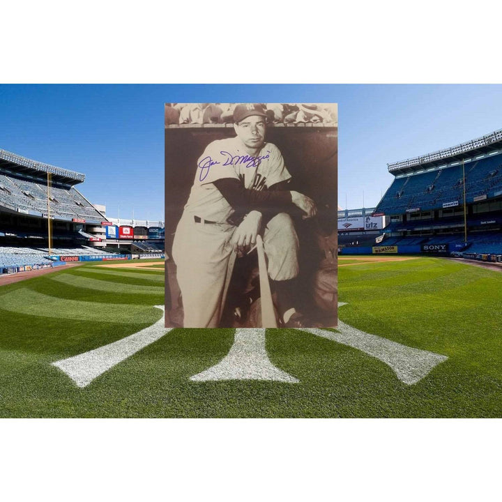 Joe DiMaggio New York Yankees 8x10 signed photo