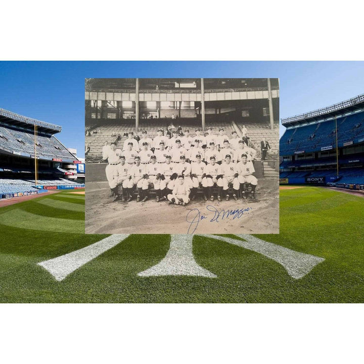 Joe DiMaggio New York Yankees 8x10 signed photo