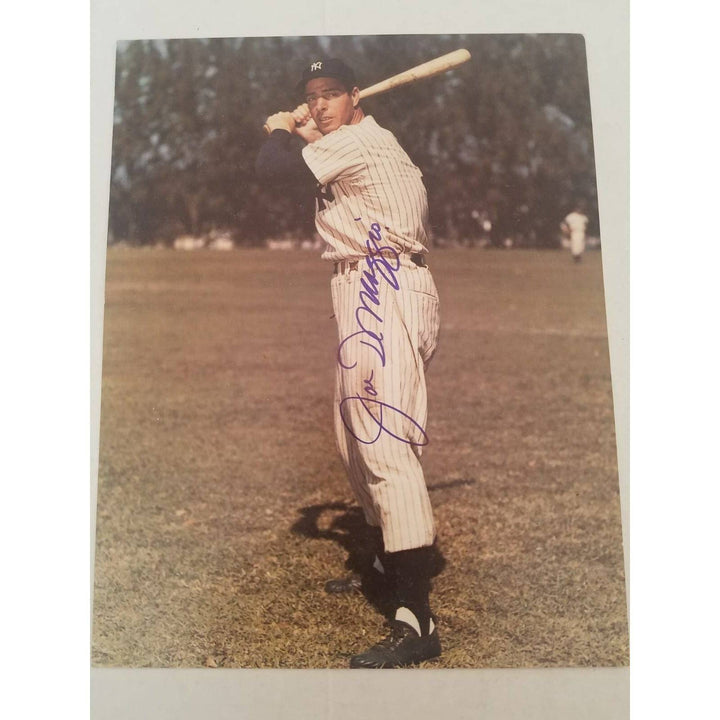 Joe DiMaggio New York Yankees 8x10 signed photo