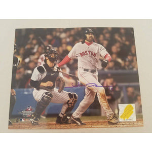 Johnny Damon Boston Red Sox 8 x 10 signed photo