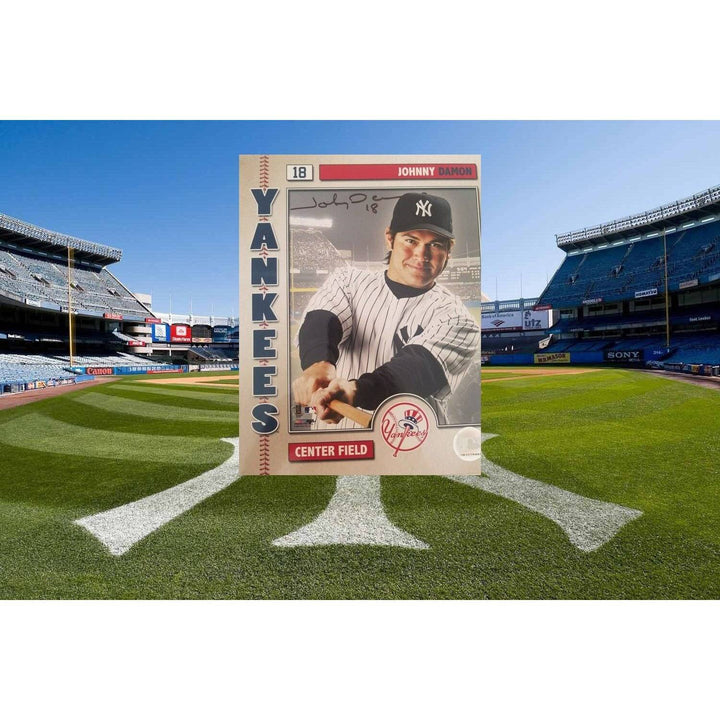 Johnny Damon New York Yankees 8 x 10 signed photo