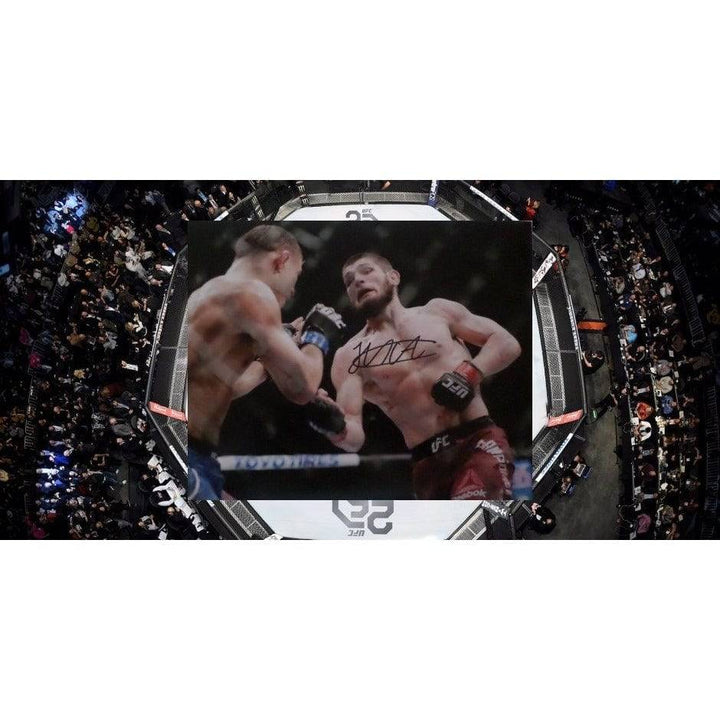 Khabib Nurmagomedov 8-by-10 signed photo