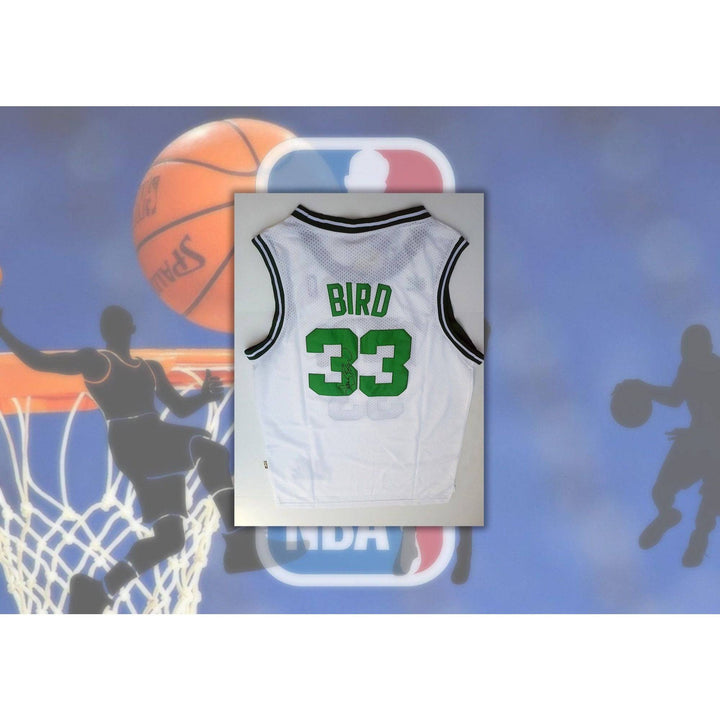 Larry Bird Boston Celtics jersey signed with proof