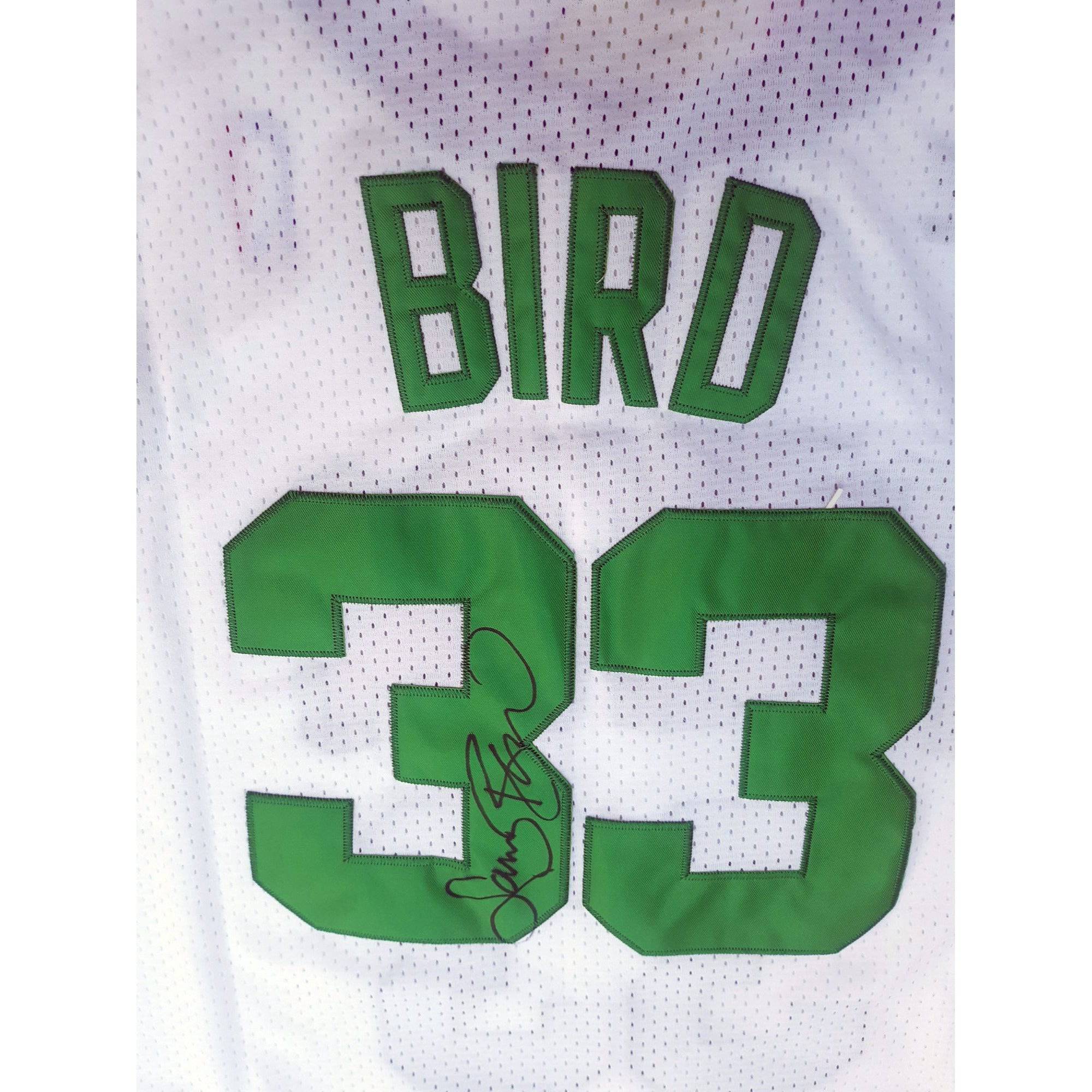 Larry Bird Boston Celtics jersey signed with proof