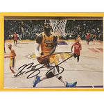 Load image into Gallery viewer, LeBron James, Anthony Davis 2019-20 Los Angeles Lakers team signed with proof
