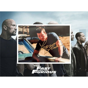 Lucas Black Sean Boswell Fast and Furious 5 x 7 photo signed