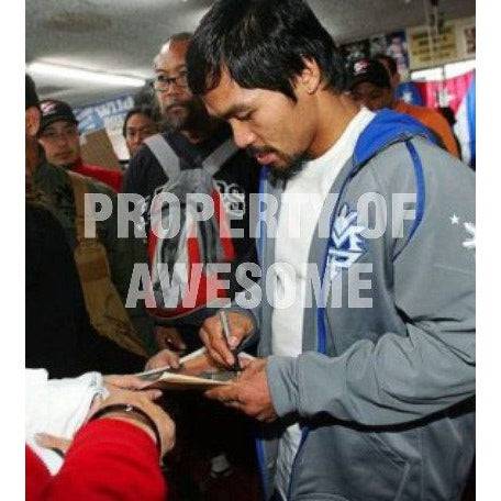 Manny Pacman Pacquiao boxing great 5 x 7 photo signed with proof