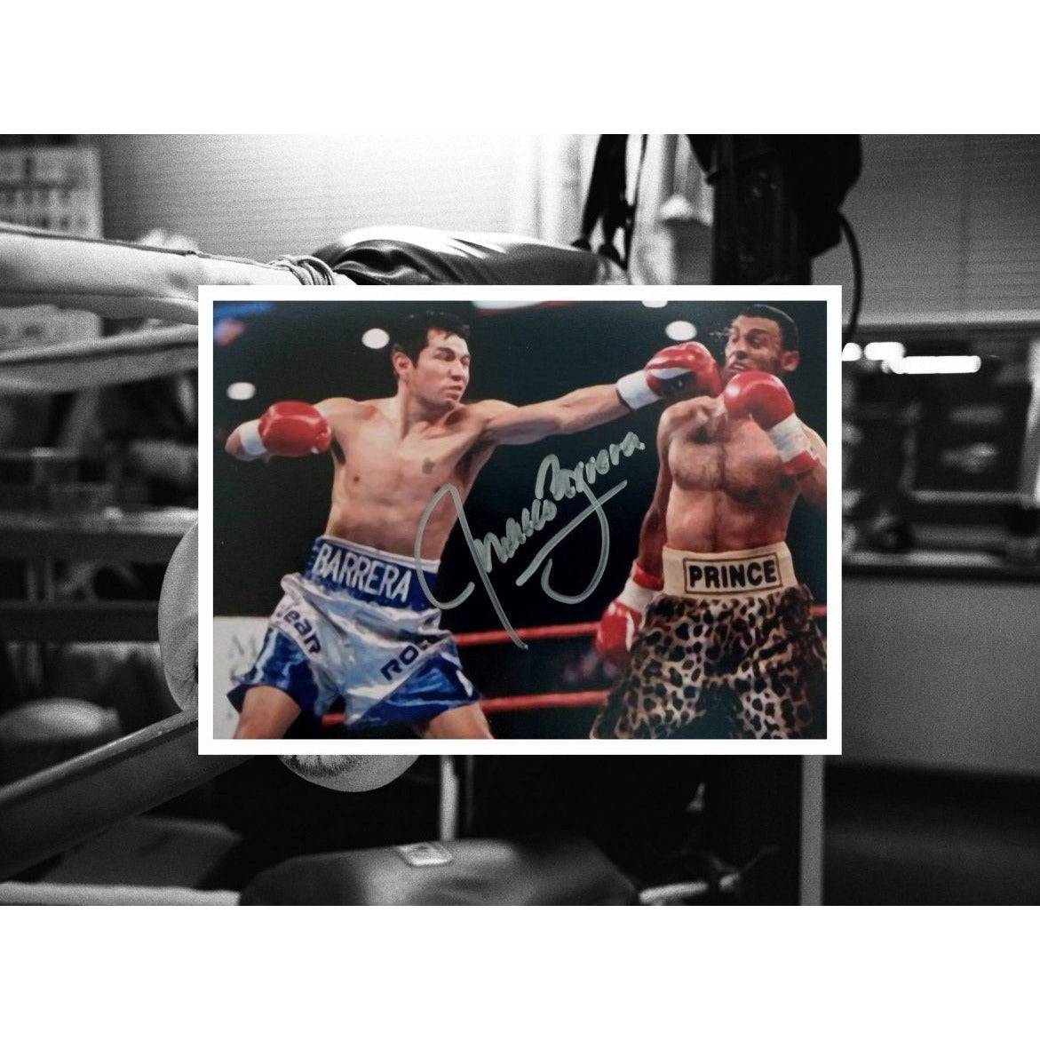 Marco Antonio Barrera boxing Legend 5 x 7 photo signed