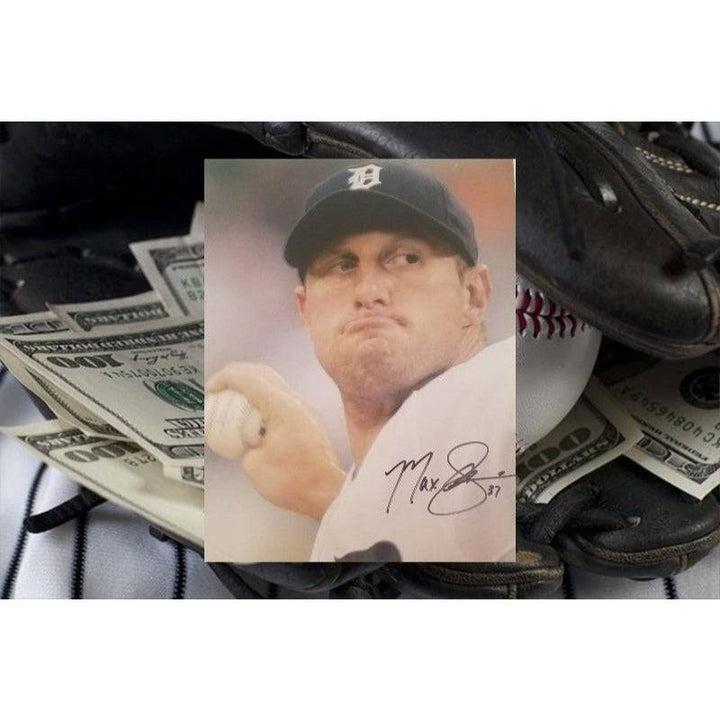 Max Scherzer Detroit Tigers 8 x 10 signed photo