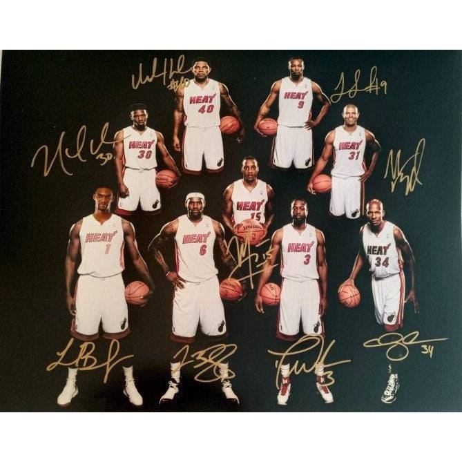 Miami Heat Unstoppable millions of people who rely on conventional 2012 13 NBA champ 16 x 20 photo signed with proof