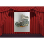 Load image into Gallery viewer, Michael J. Fox, Steven Spielberg, Back to the Future cast shoe signed with proof
